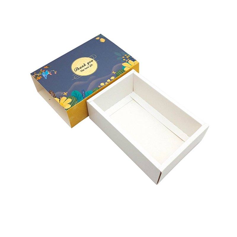 Luxury sliding out open cardboard paper packaging gift drawer box