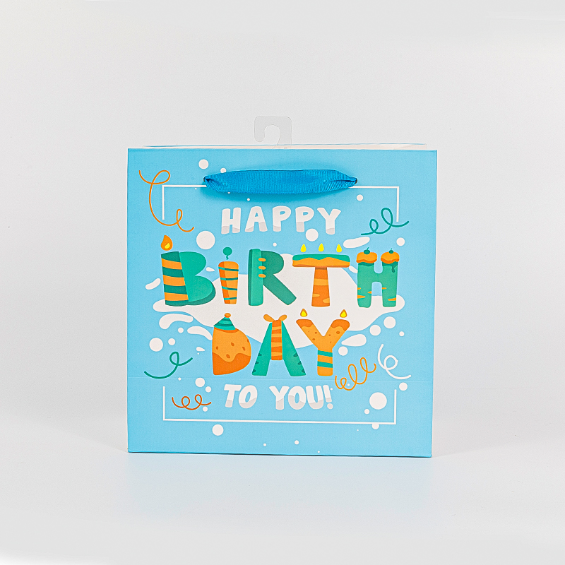 Mini children's day paper gift bags with handles