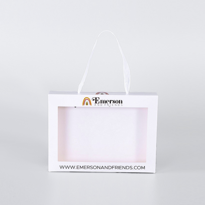 ECO friendly printing cardboard packaging boxes paper box with handle