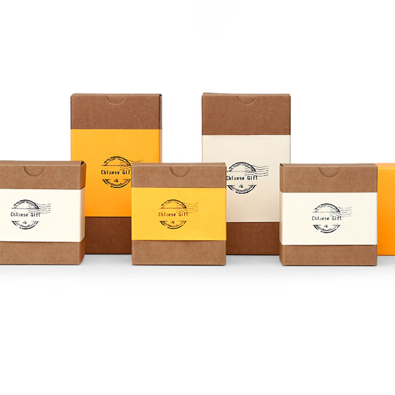 Small luxury recycled colour printing logo packaging paper box