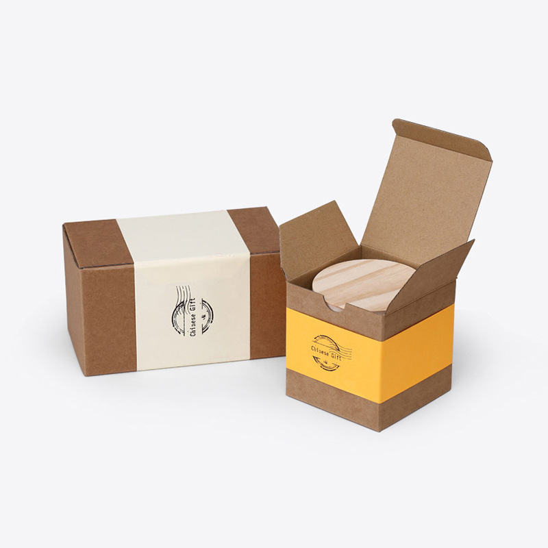 Small luxury recycled colour printing logo packaging paper box