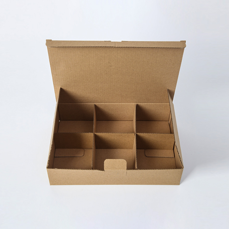 Corrugated folding shipping paper box