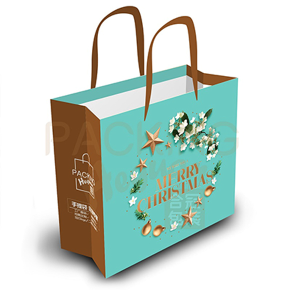 Christmas brown gift bags