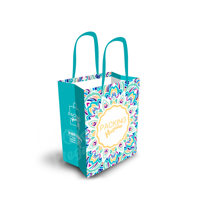 luxury floral gift paper bag